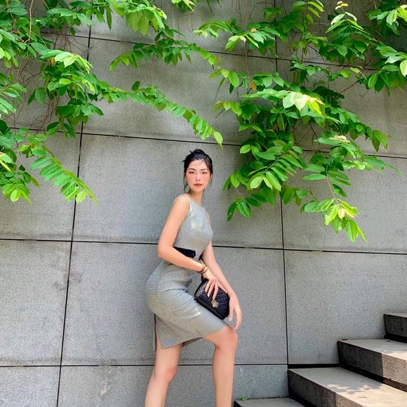 ALANTINO HOUNDSTOOTH MINI DRESS - Picture 6 of 14